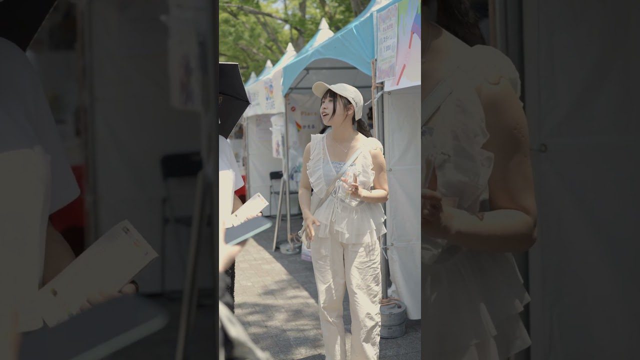 COLORE Tokyo Pride 2025 ポップアッププロモーションのワンシーン