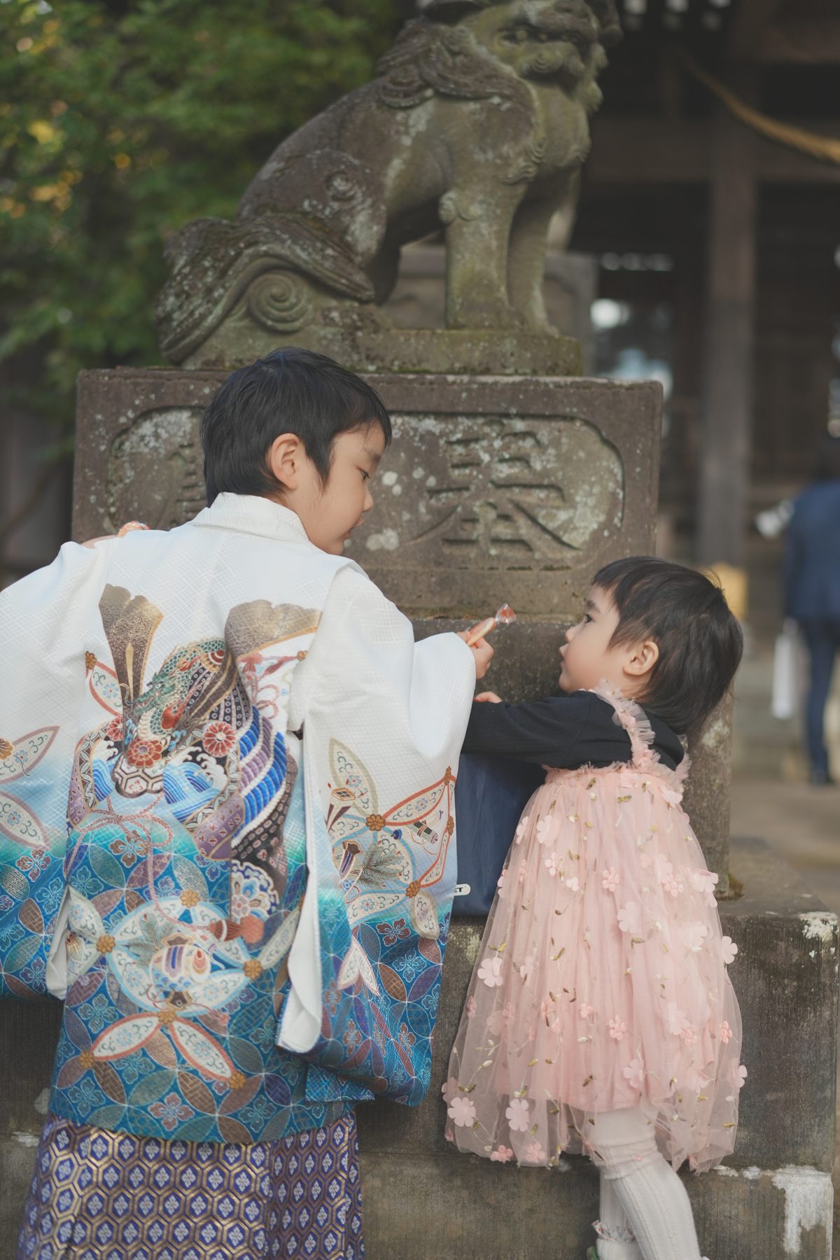 七五三の家族写真